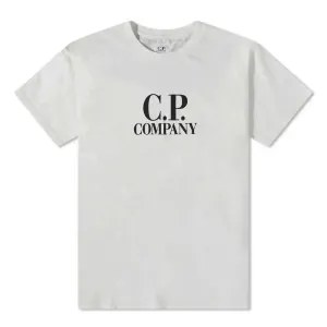 C.P Company Kids Logo Print T-shirt White 12Y
