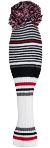 Callaway Pom Pom Driver Headcover White/Black/Charcoal/Red
