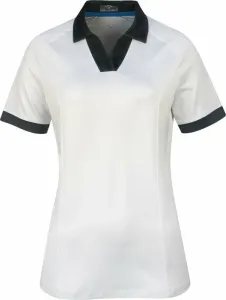Callaway Womens Short Sleeve V-Placket Colourblock Polo Brilliant White L