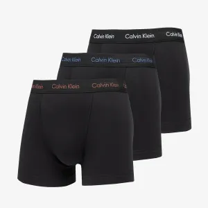 Calvin Klein Cotton Stretch Boxer 3-Pack Black/ Maroon/ Skyway/ True Navy Logos #1730254