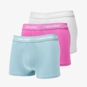 Calvin Klein Cotton Stretch Low Rise Trunk 3-Pack Wild Aster/ Grey Heather/ Artic Green #1625680