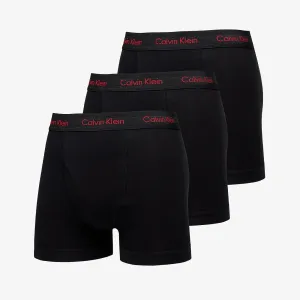 Calvin Klein Cotton Stretch Wicking Technology Classic Fit Trunk 3-Pack Black #1845114