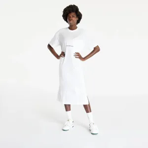 Calvin Klein Jeans Institutional Long T-Shirt Dress White #1006707