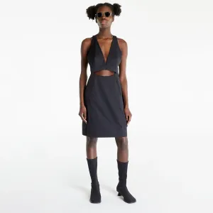 Calvin Klein Jeans Open Back Strap Utility Dress Black