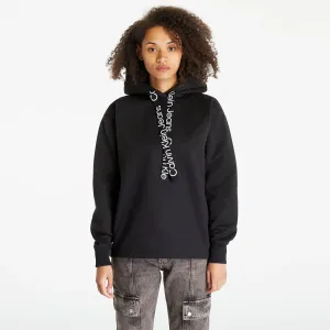 Calvin Klein Jeans Oversized Logo Tape Hoodie Black #1715580