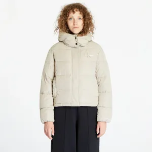 Calvin Klein Jeans Monologo Non Down Sherpa Jacket Plaza Taupe #1543606