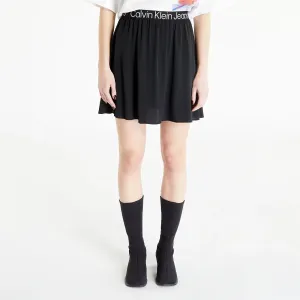 Calvin Klein Jeans Logo Elastic Mini Skirt Black #1152824