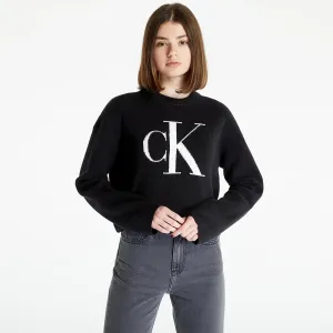 Calvin Klein Jeans Blown Up Ck Loose Pullover Black #1152827