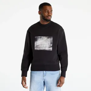 Calvin Klein Jeans Motion Blur Photopri Sweatshirt Black #1153334