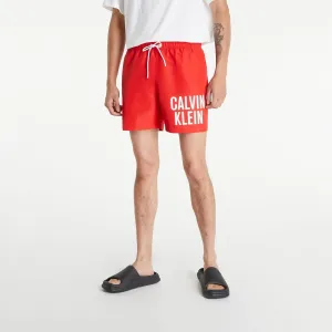 Calvin Klein Medium Drawstring Swim Shorts Intense Power Red #1303791