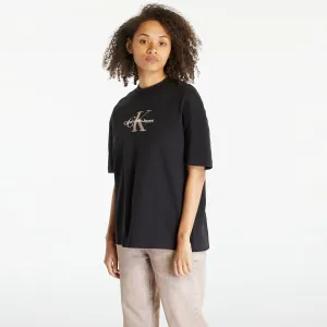 Calvin Klein Jeans Cotton Monogram T-Shirt Black #1724231