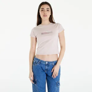 Calvin Klein Jeans Diffused Box Fitted Short Sleeve Tee Sepia Rose #1821640