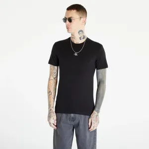 Calvin Klein Jeans Micro Monologo Tee S/S Knit Top Black #1003625