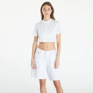 Calvin Klein Jeans Premium Monologo Cropped T-Shirt White #1890775
