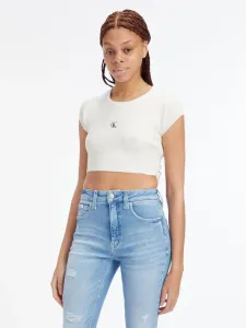 Calvin Klein Jeans Crop top White