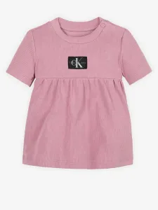 Calvin Klein Jeans Kids Dress Pink