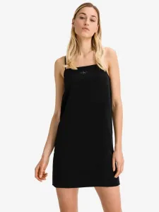 Calvin Klein Jeans Monogram Cami Dresses Black #69997