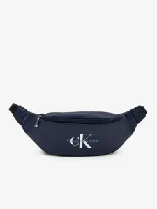 Calvin Klein Jeans Coated Cotton Round Waist bag Blue