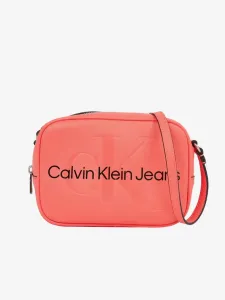 Calvin Klein Jeans Sculpted Camera Bag Handbag Red
