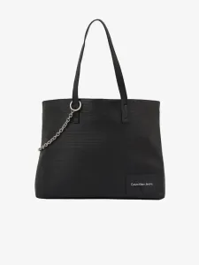 Calvin Klein Jeans Sculpted Slim Square Chain Handbag Black