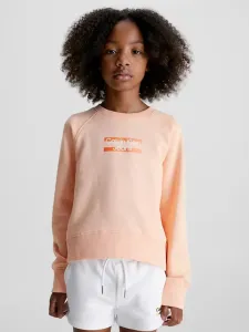 Calvin Klein Jeans Kids Sweatshirt Orange