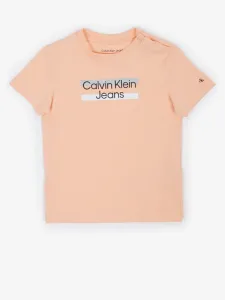 Calvin Klein Jeans Kids T-shirt Orange