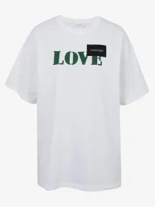 Calvin Klein Jeans Prt Love Logo T-shirt White #1281274