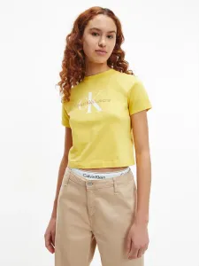 Calvin Klein Jeans T-shirt Yellow #143873