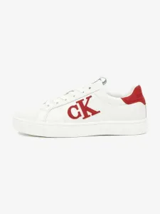 Calvin Klein Jeans Cupsole Lace Up Sneakers White