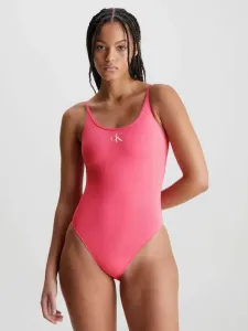Calvin Klein Underwear	 Monogram-Scoop Back One Piece One-piece Swimsuit Pink #1315392