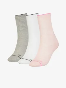 Calvin Klein Underwear	 Set of 3 pairs of socks Pink #28766