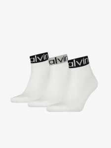 Calvin Klein Underwear	 Set of 3 pairs of socks White #1014920
