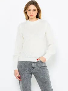 CAMAIEU Sweater White #132076