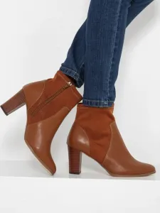 CAMAIEU Ankle boots Brown #134519