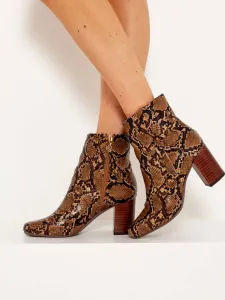 CAMAIEU Ankle boots Brown #134496