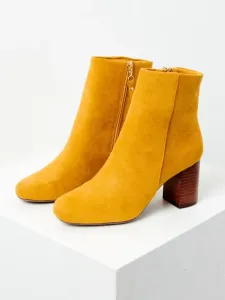 CAMAIEU Ankle boots Yellow #1258719