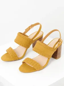 CAMAIEU Sandals Yellow
