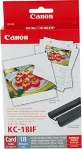 Canon KC18IF Stickers Photo paper