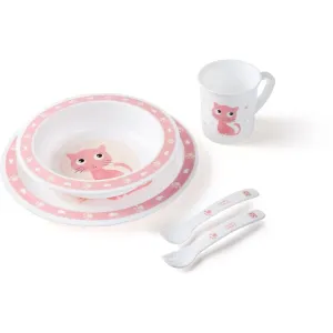 Canpol babies Cute Animals dinnerware set 12m+ Cat #281405