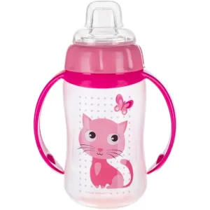 Canpol babies Cute Animals training cup with handles 6m+ Cat 320 ml