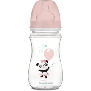 canpol babies Exotic Animals baby bottle Pink 240 ml