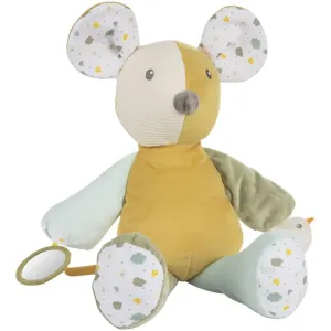 Canpol babies Mouse soft snuggly toy with squeaker 0m+ 1 pc