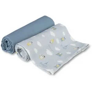 canpol babies Muslin Squares cloth nappies Blue 70x70 cm 2 pc