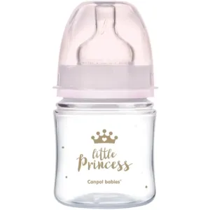 Canpol babies Royal Baby baby bottle 0m+ Pink 120 ml #276795