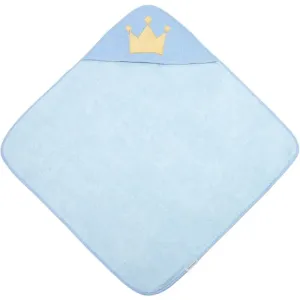 Canpol babies Royal Baby towel with hood Blue 85x85 cm