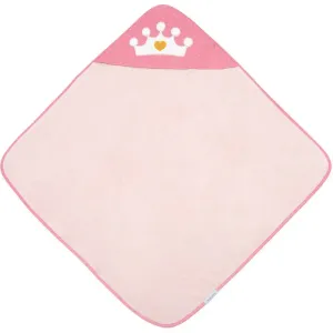 Canpol babies Royal Baby towel with hood Pink 85x85 cm