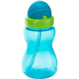 canpol babies Sport Cup children’s bottle with straw 12m+ Blue 270 ml