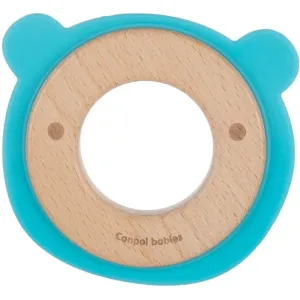 canpol babies Teethers Wood-Silicone Bear chew toy 1 pc