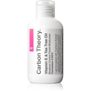 Carbon Theory Vitamin E & Tea Tree Oil light moisturising cream for problem skin, acne 100 ml