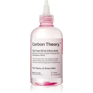 Carbon Theory Tea Tree Oil & Citric Acid deep-cleansing toner for problem skin, acne 250 ml